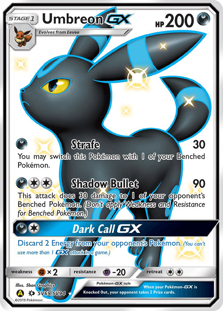 Umbreon-GX Hidden Fates Shiny Vault