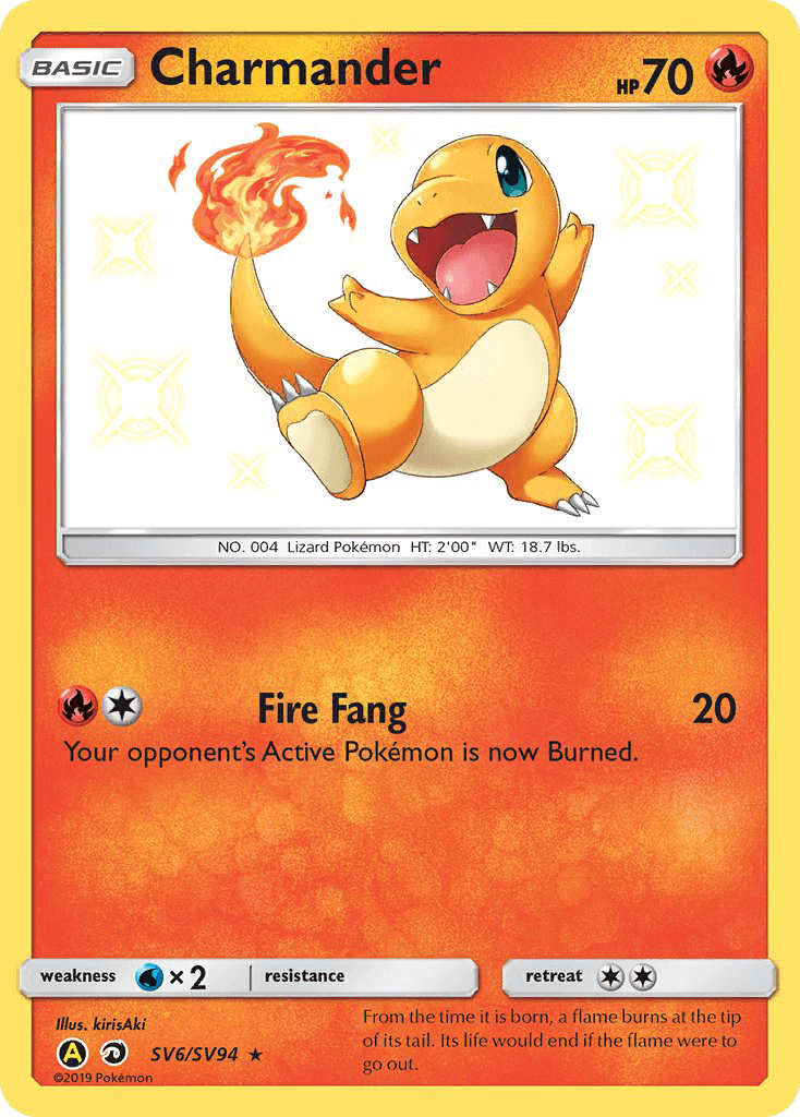 Charmander Hidden Fates Shiny Vault