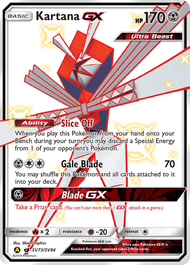 Kartana-GX Hidden Fates Shiny Vault