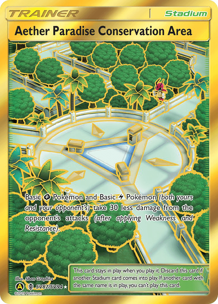 Aether Paradise Conservation Area Hidden Fates Shiny Vault