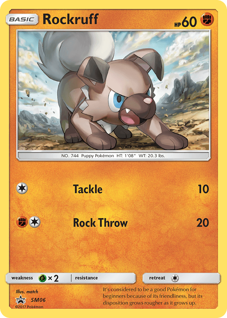 Rockruff SM Black Star Promos