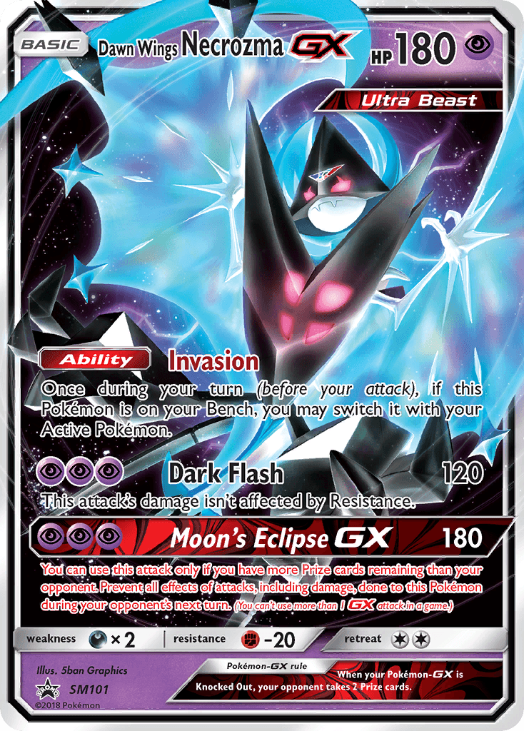 Dawn Wings Necrozma-GX SM Black Star Promos