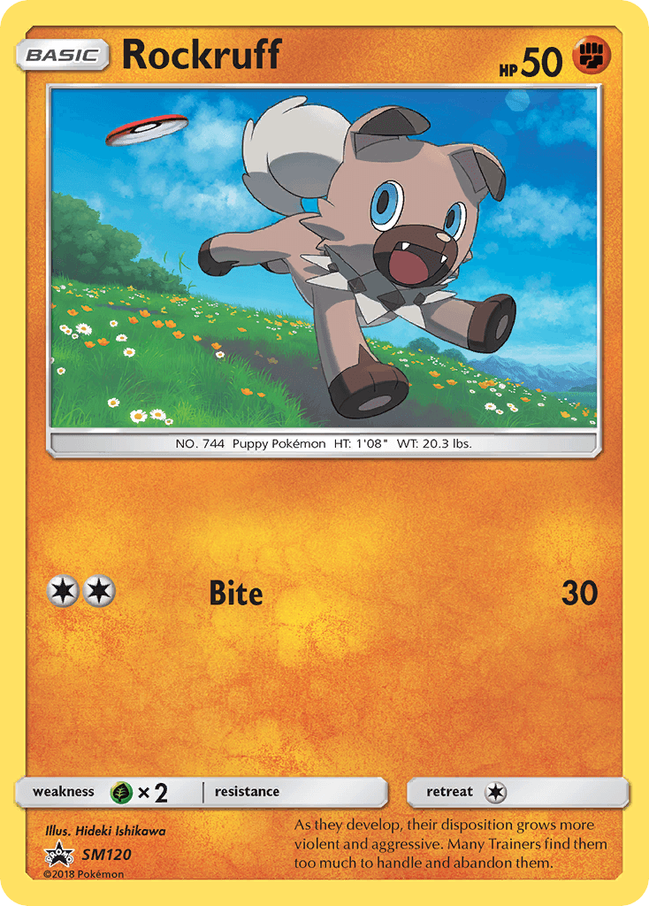 Rockruff SM Black Star Promos