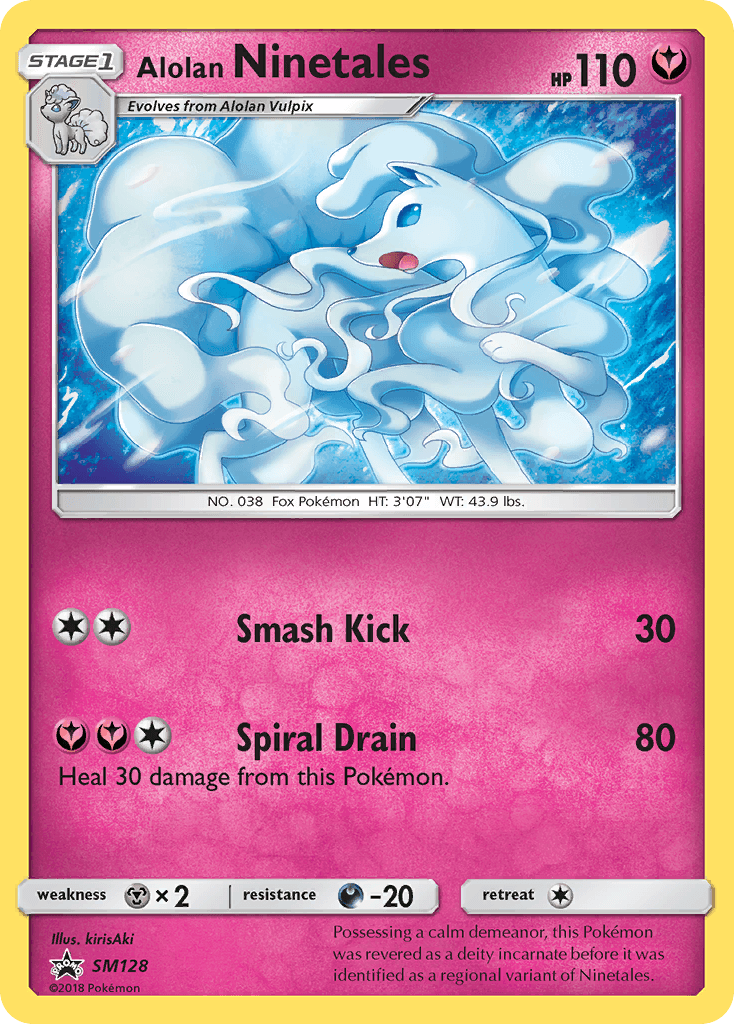 Alolan Ninetales SM Black Star Promos
