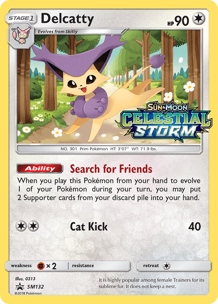 Delcatty SM Black Star Promos