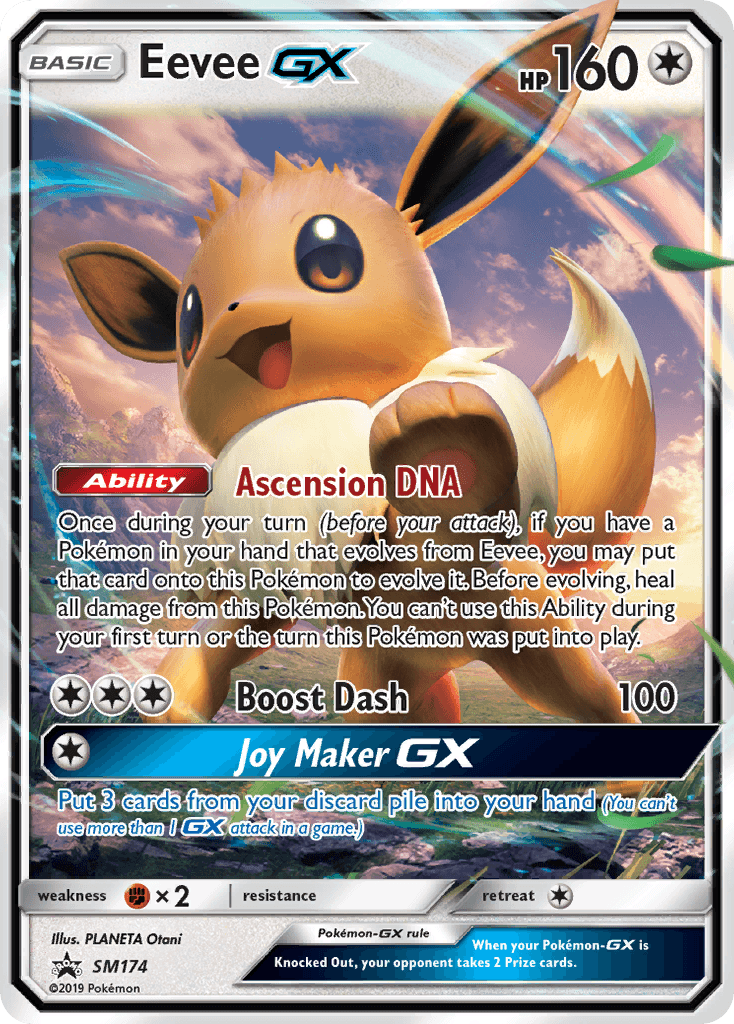Eevee-GX SM Black Star Promos