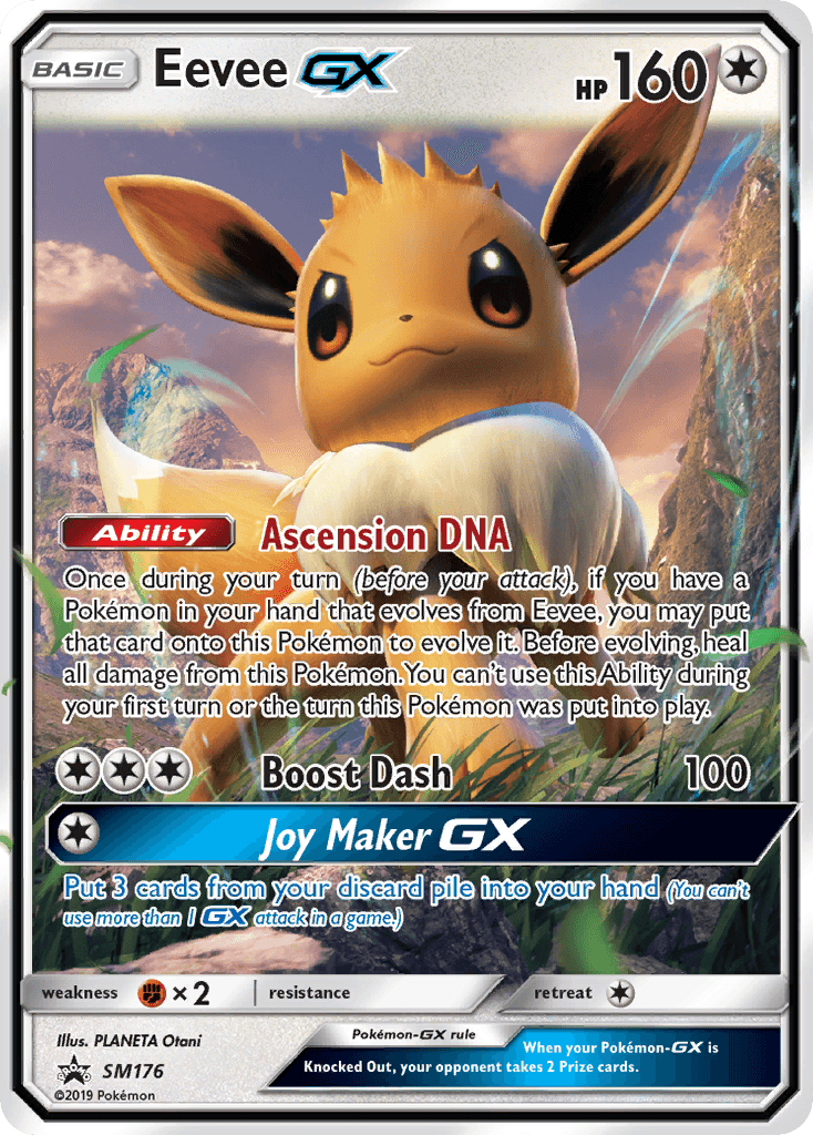 Eevee-GX SM Black Star Promos