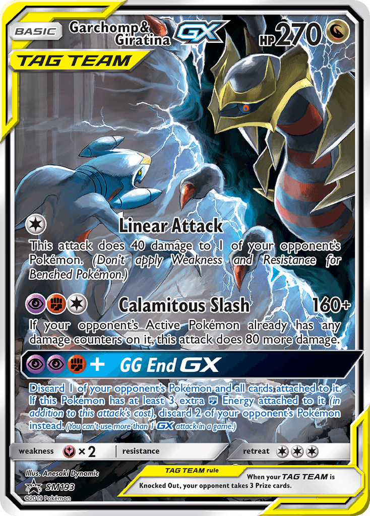Garchomp & Giratina-GX SM Black Star Promos