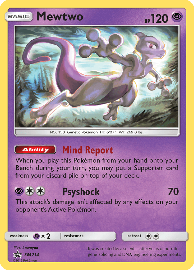 Mewtwo SM Black Star Promos