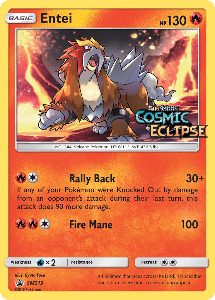 Entei SM Black Star Promos