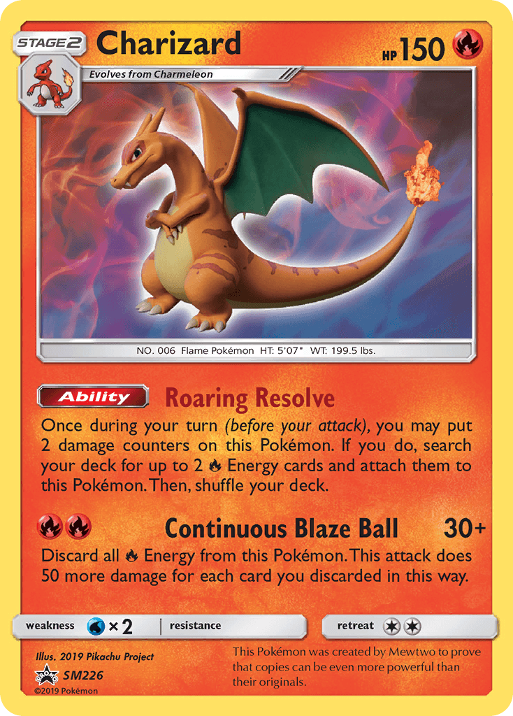 Charizard SM Black Star Promos