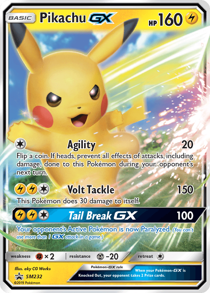 Pikachu-GX SM Black Star Promos