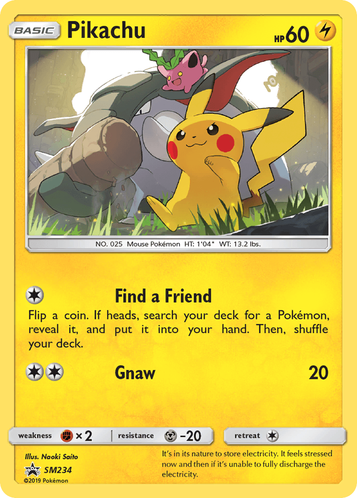 Pikachu SM Black Star Promos