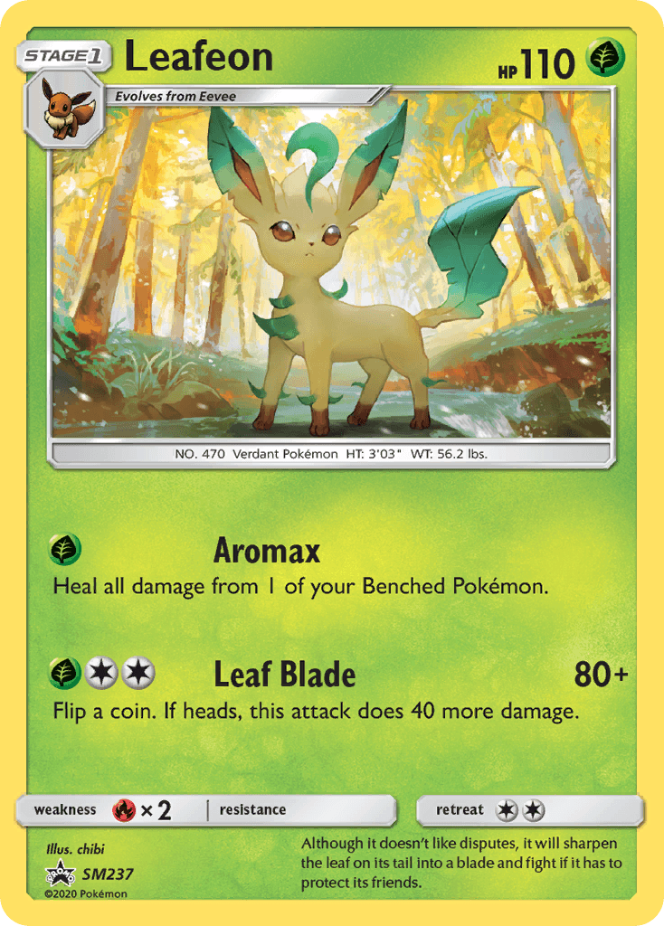 Leafeon SM Black Star Promos