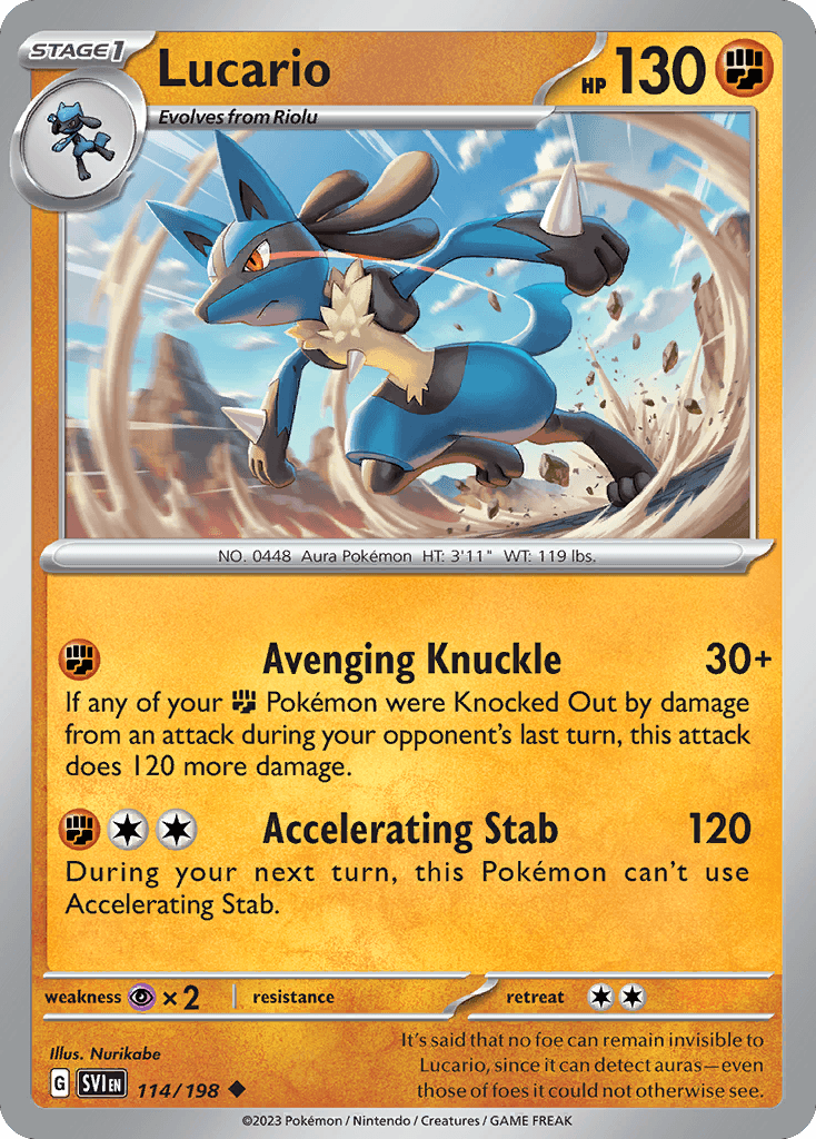 Lucario Scarlet & Violet