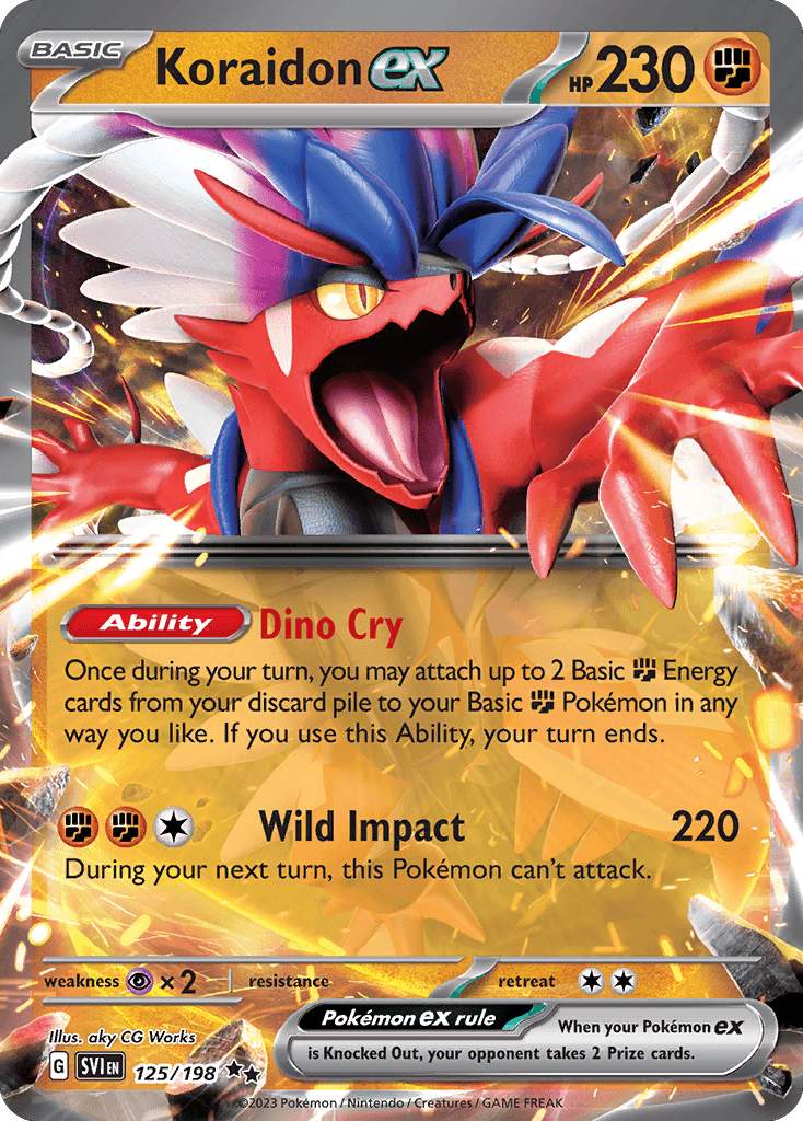 Koraidon ex Scarlet & Violet
