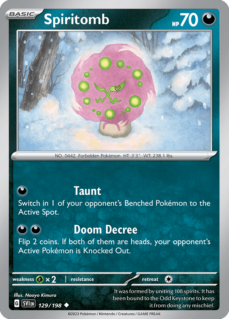 Spiritomb Scarlet & Violet