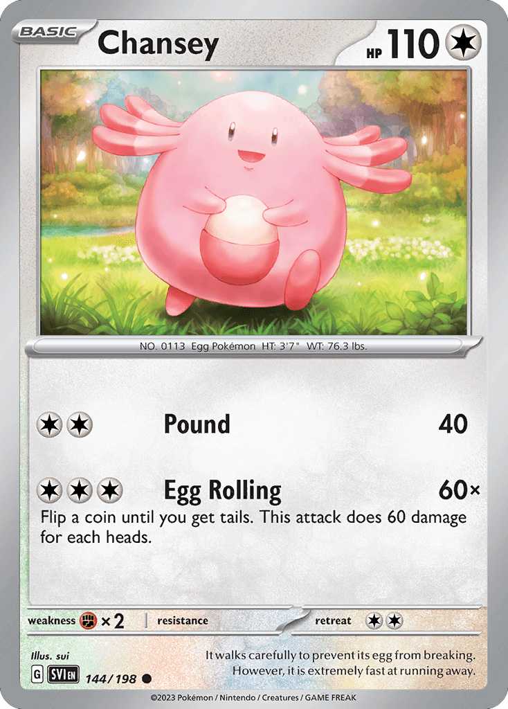 Chansey Scarlet & Violet