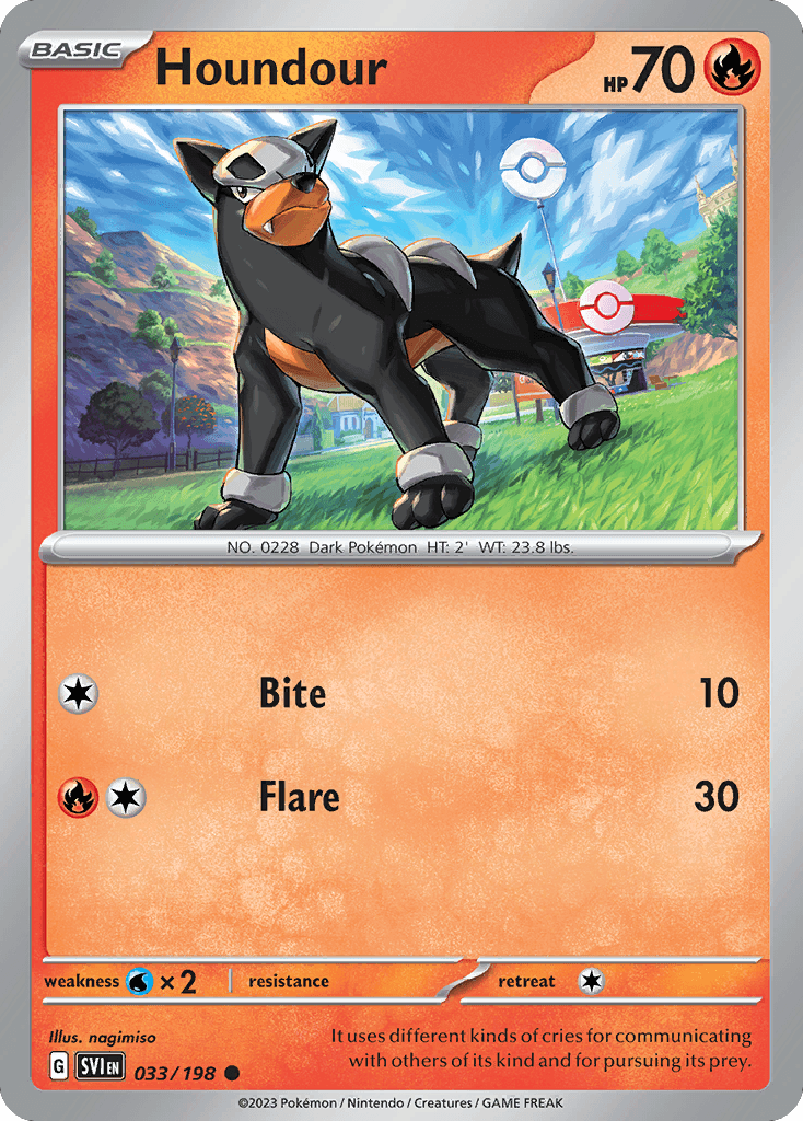 Houndour Scarlet & Violet