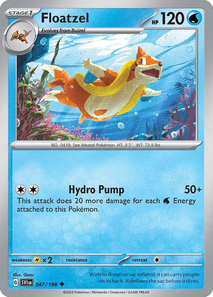 Floatzel Scarlet & Violet