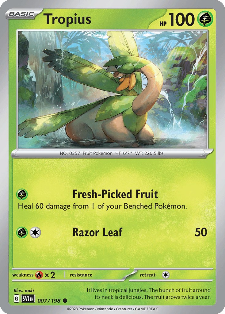 Tropius Scarlet & Violet