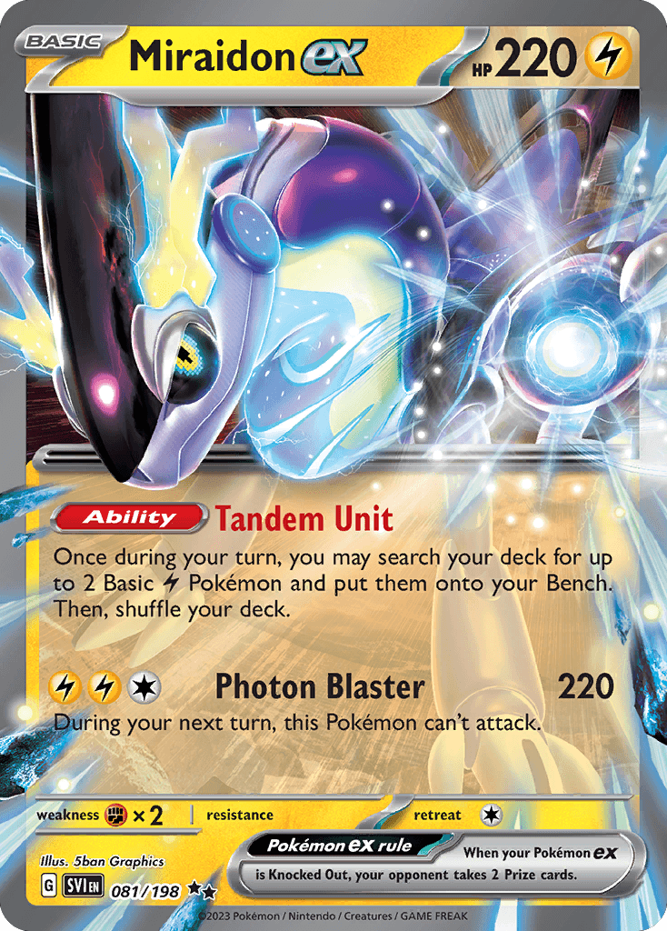Miraidon ex Scarlet & Violet