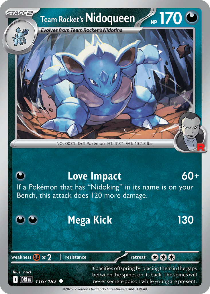 Team Rocket's Nidoqueen Destined Rivals