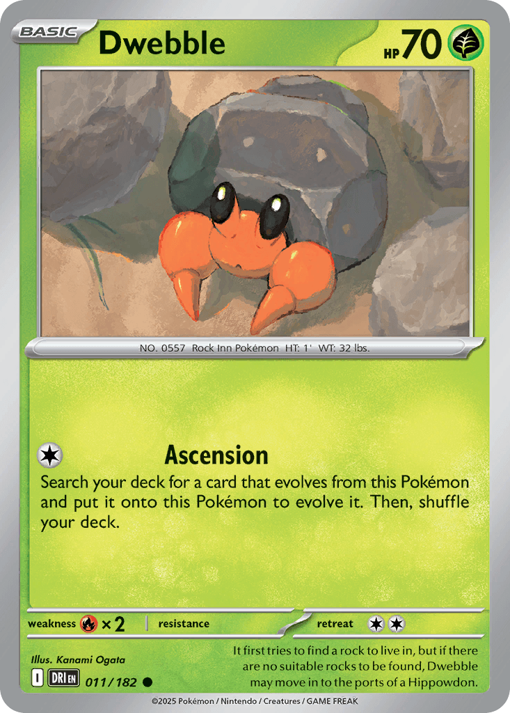Dwebble Destined Rivals