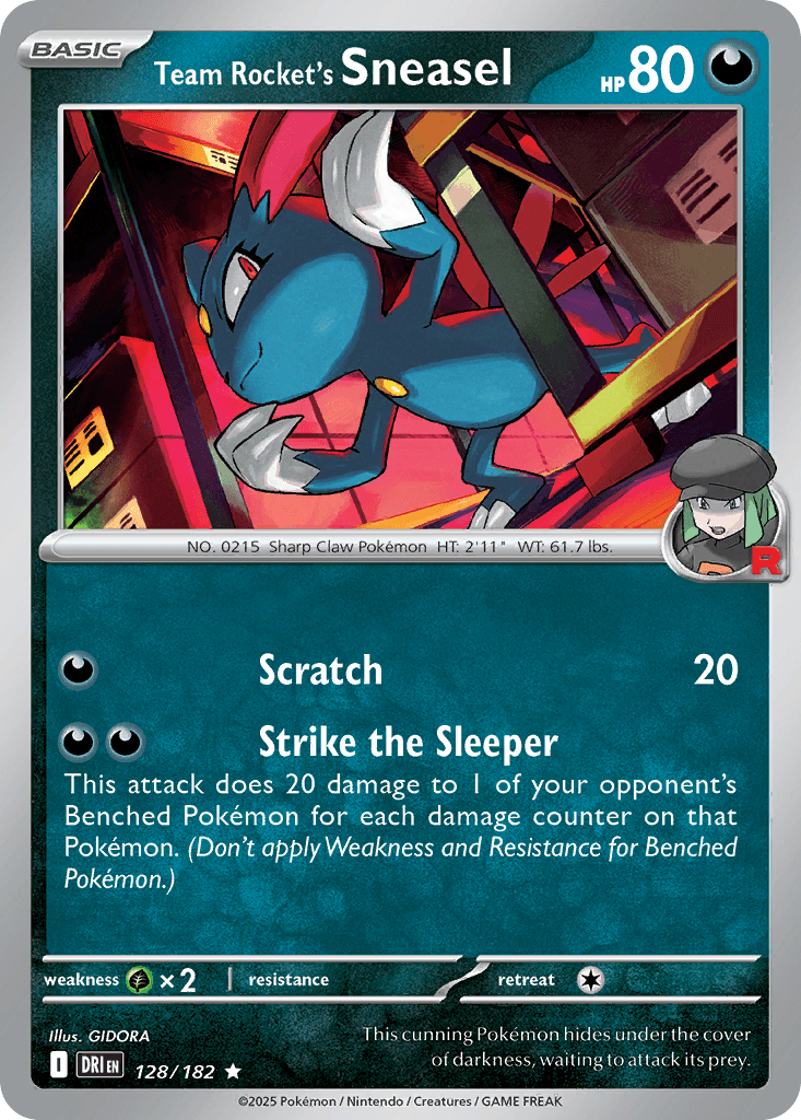 Team Rocket's Sneasel Destined Rivals