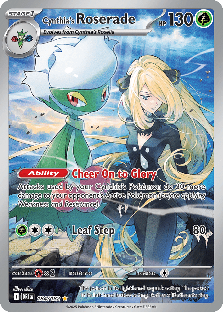 Cynthia's Roserade Destined Rivals