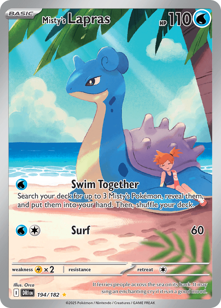 Misty's Lapras Destined Rivals