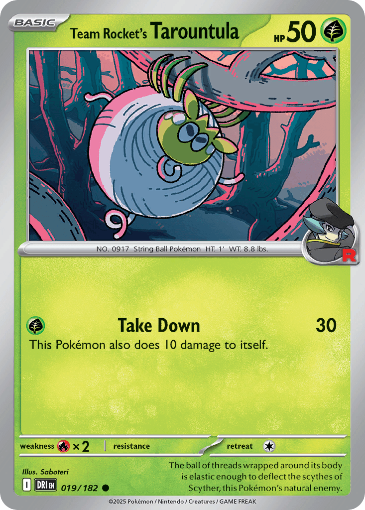 Team Rocket's Tarountula Destined Rivals