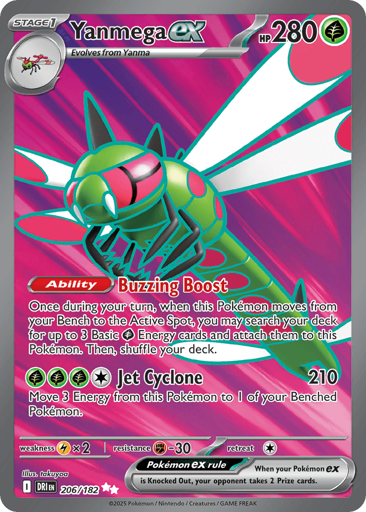 Yanmega ex Destined Rivals