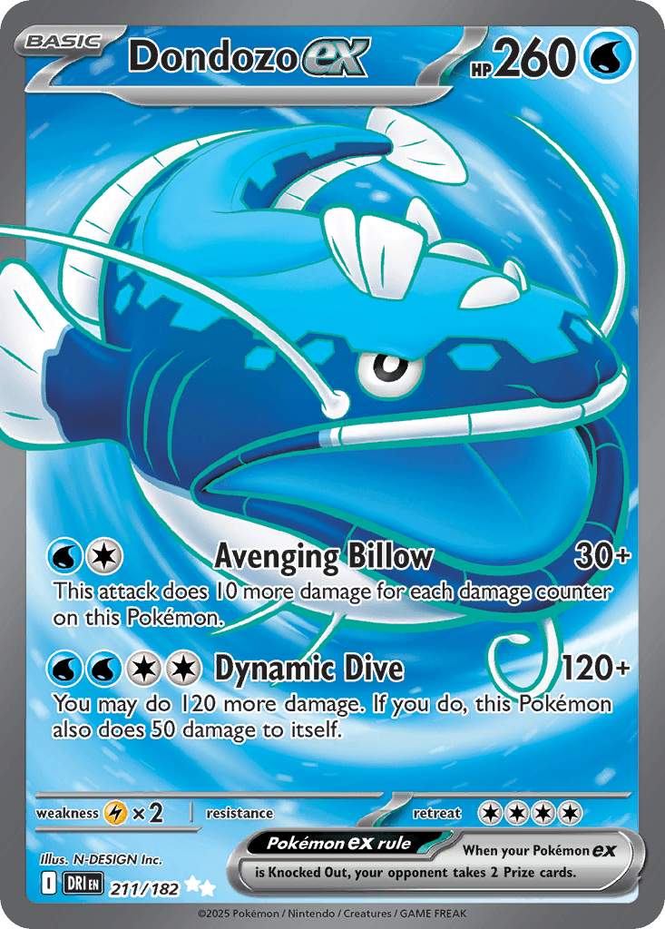 Dondozo ex Destined Rivals
