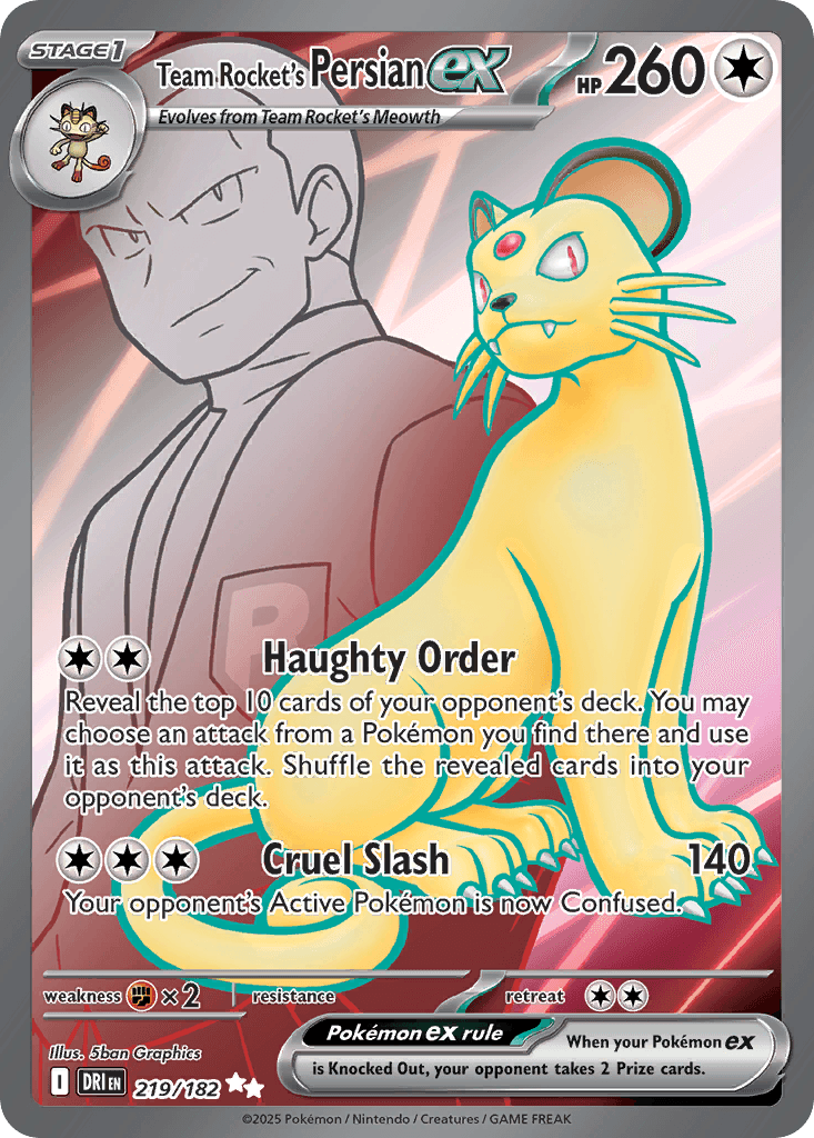 Team Rocket's Persian ex Destined Rivals