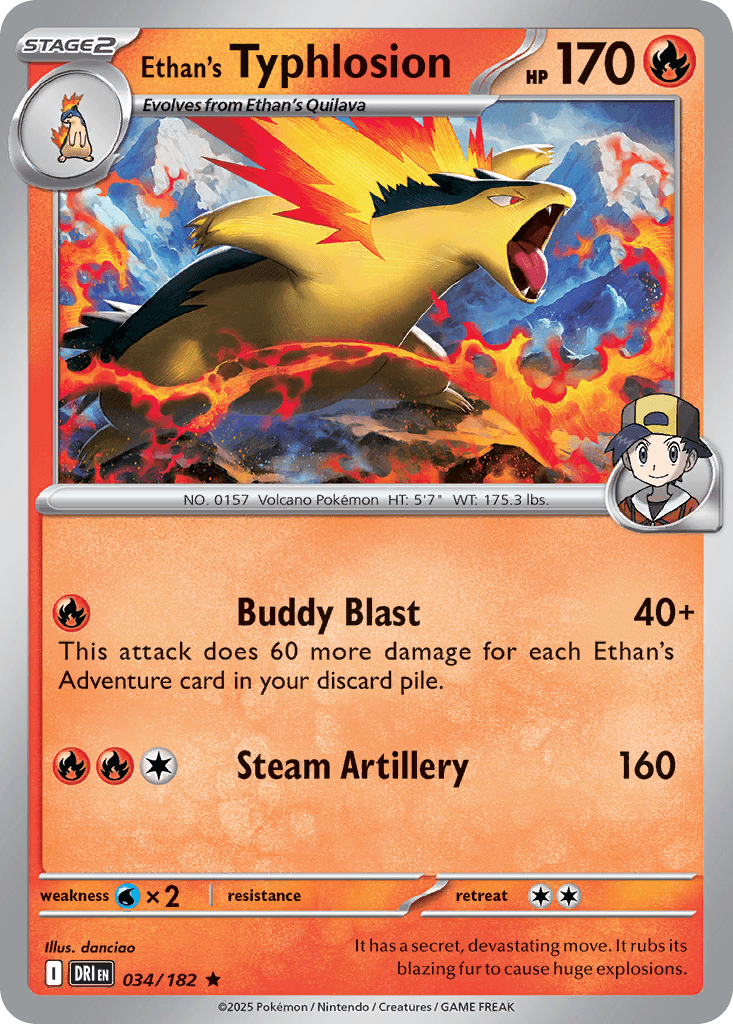 Ethan's Typhlosion Destined Rivals