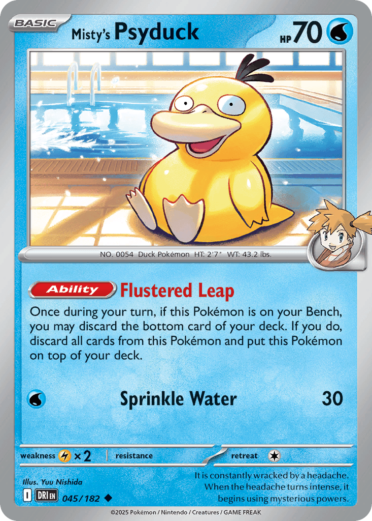 Misty's Psyduck Destined Rivals