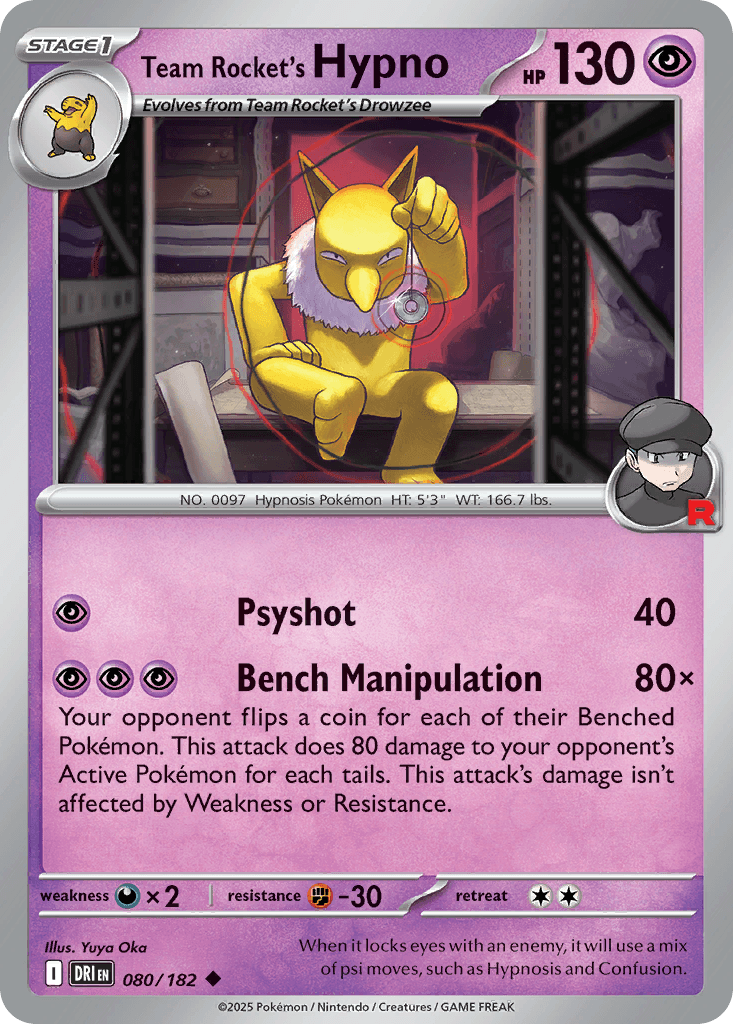 Team Rocket's Hypno Destined Rivals