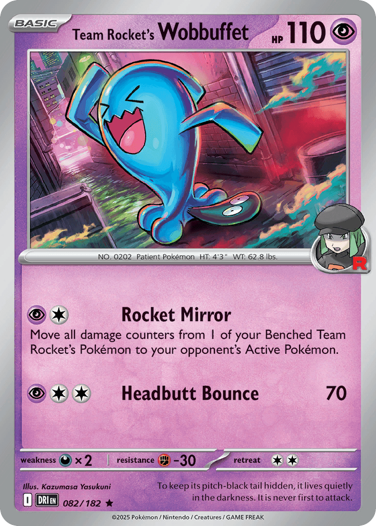 Team Rocket's Wobbuffet Destined Rivals