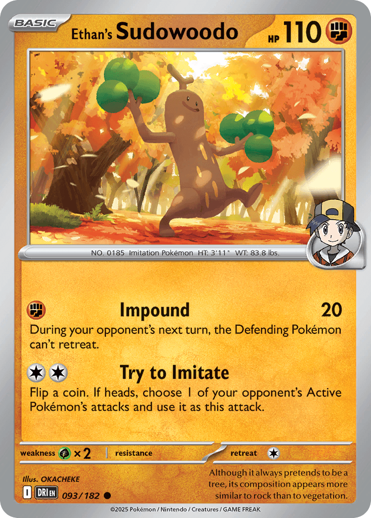 Ethan's Sudowoodo Destined Rivals