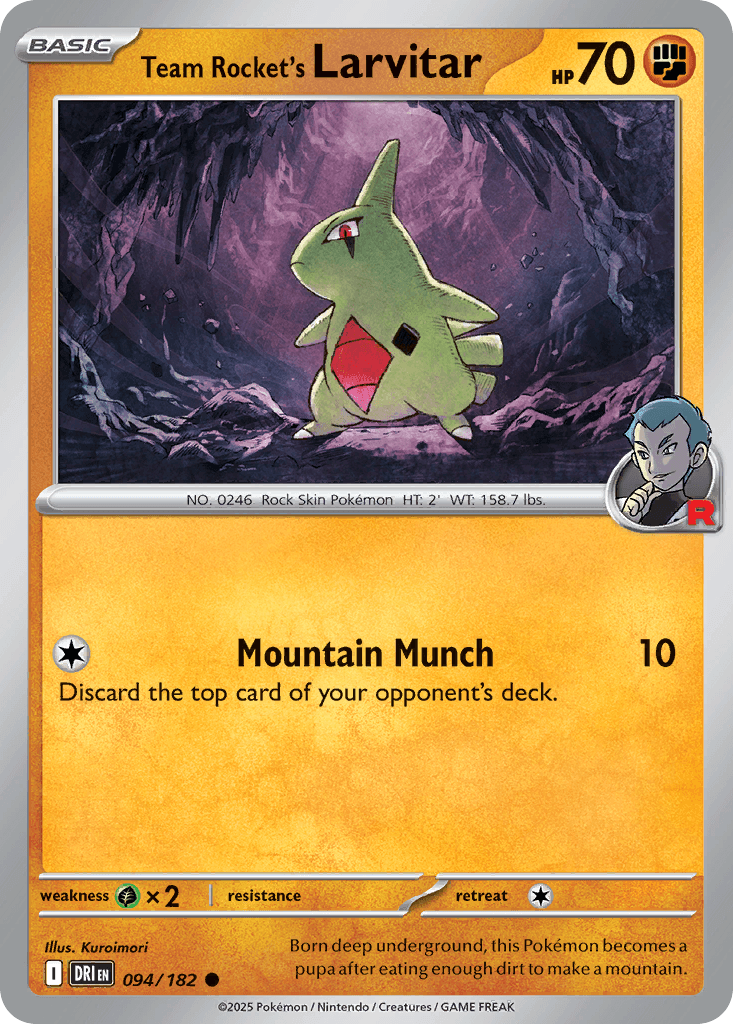 Team Rocket's Larvitar Destined Rivals
