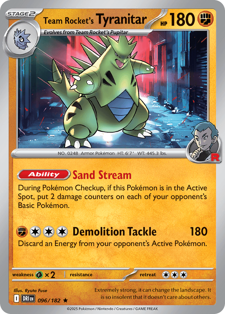 Team Rocket's Tyranitar Destined Rivals