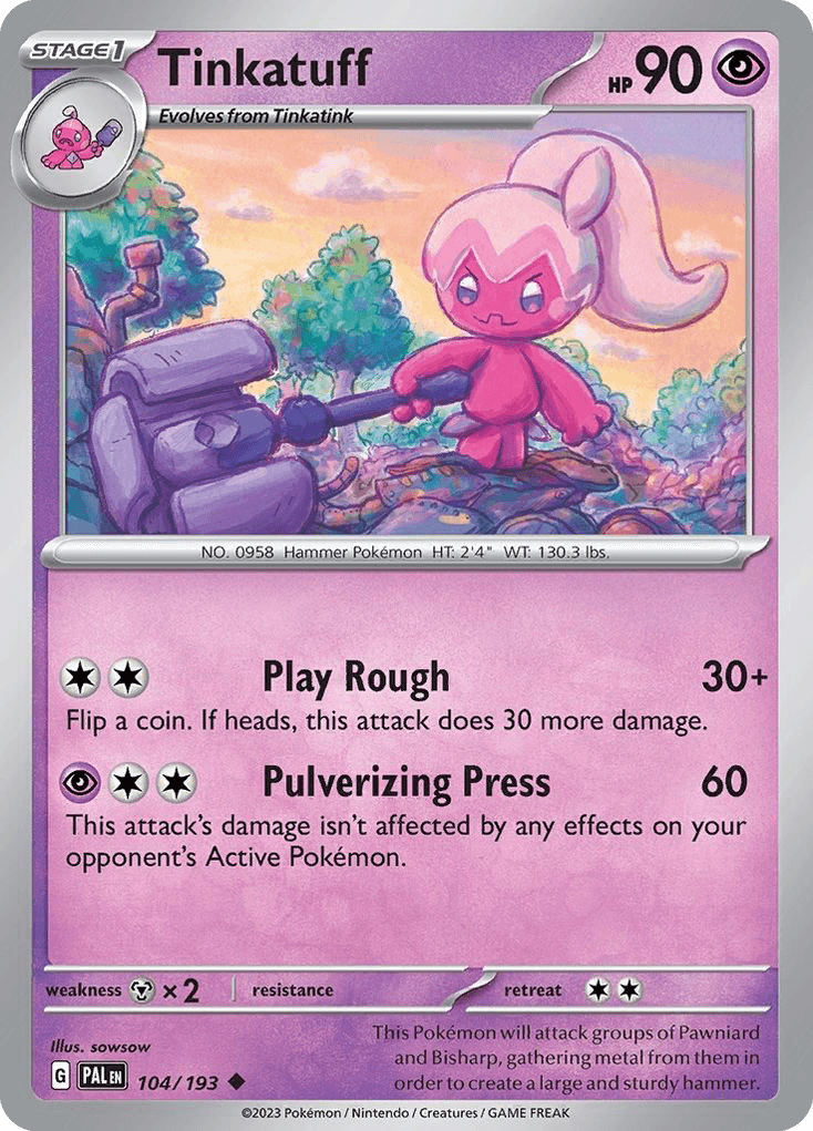 Tinkatuff Paldea Evolved