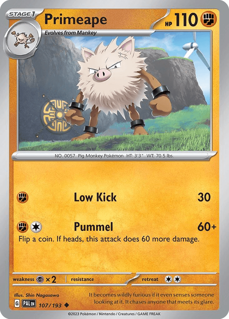 Primeape Paldea Evolved