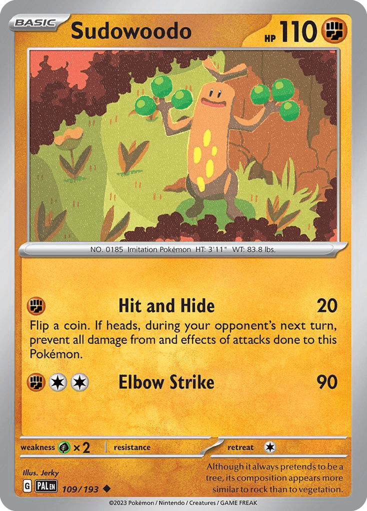 Sudowoodo Paldea Evolved