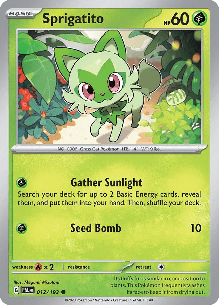 Sprigatito Paldea Evolved