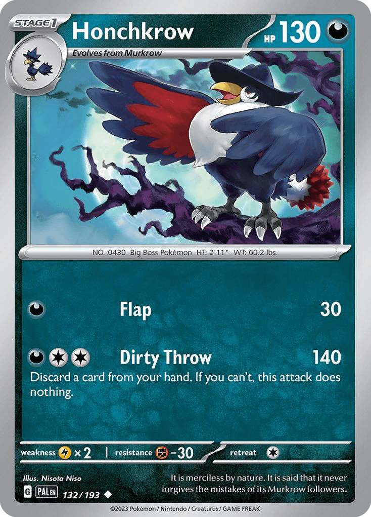 Honchkrow Paldea Evolved