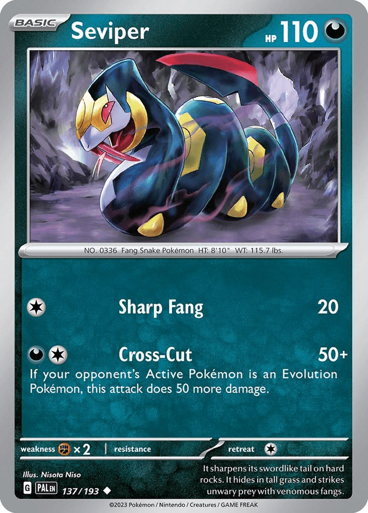 Seviper Paldea Evolved