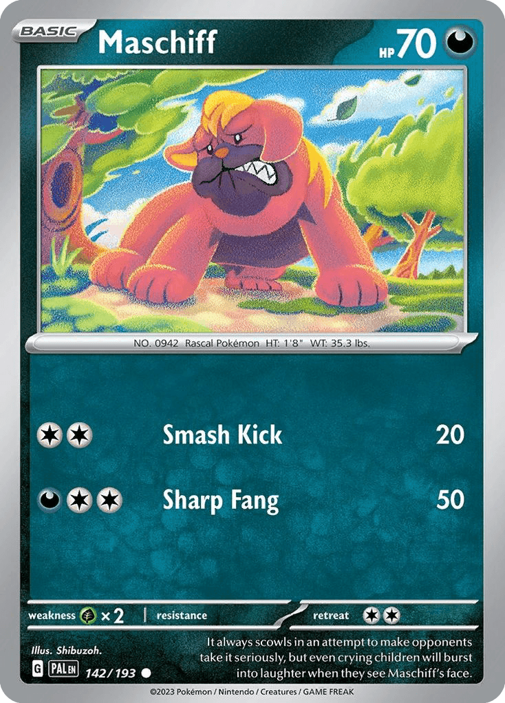Maschiff Paldea Evolved