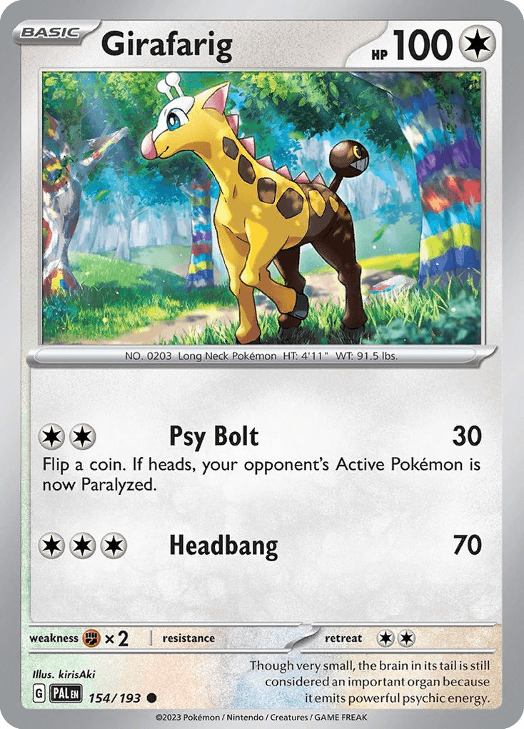 Girafarig Paldea Evolved
